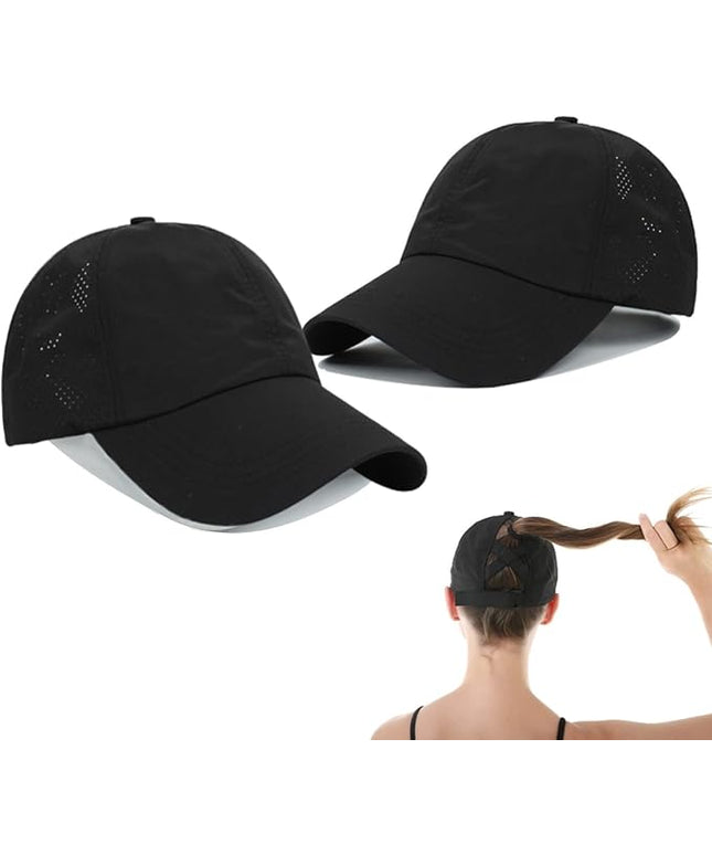 VOASTEK Running Hats for Men Baseball Cap Outdoor Essentials Runner Hat Jogging Cap Tennis Golf Workout Hats