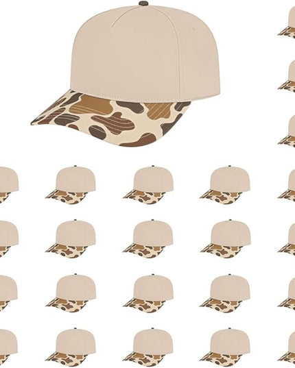 The Hat Pros Cap America i2026 Mid Profile 5-Panel Daybreak Camo Cap w/Quick-Dry Sweatband & Adjustable Snapback