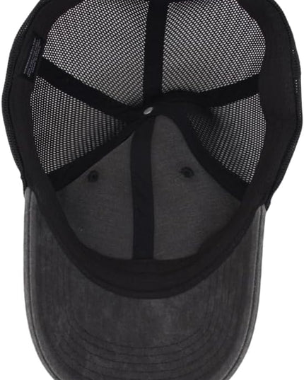 CYGTE Distressed Soft Trucker Hat | XL/XXL Available | Unstructured Vinatge Washed Snapback Baseball Cap for Men Women