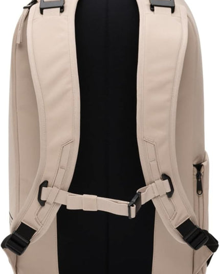 Db Journey Ramverk Backpack - Durable Travel Backpack with Laptop Compartment & Pockets for Work, Luggage with Roller Bag Hook Up System, 26L - Fogbow Beige