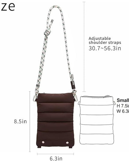 ACUARIO Crossbody Bag for Women, Tote Bag Purse for Work, Travel, Gym – Small Shoulder Bag, Stylish Women’s Tote Handbag
