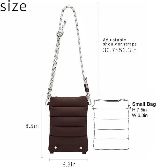 ACUARIO Crossbody Bag for Women, Tote Bag Purse for Work, Travel, Gym – Small Shoulder Bag, Stylish Women’s Tote Handbag