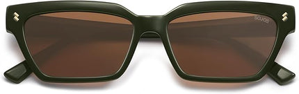 SOJOS Trendy Polarized Sunglasses Womens Men Retro Vintage 90s Cute Cat Eye Narrow Sun Glasses SJ2381