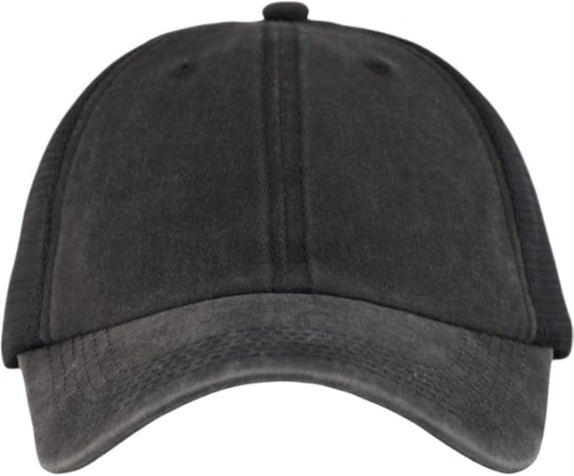 CYGTE Distressed Soft Trucker Hat | XL/XXL Available | Unstructured Vinatge Washed Snapback Baseball Cap for Men Women