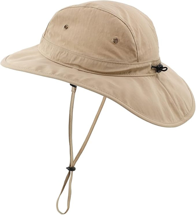 Home Prefer Summer UPF 50+ Men's Bucket Sun Hat Wide Brim Fishing Hat Safari Hat