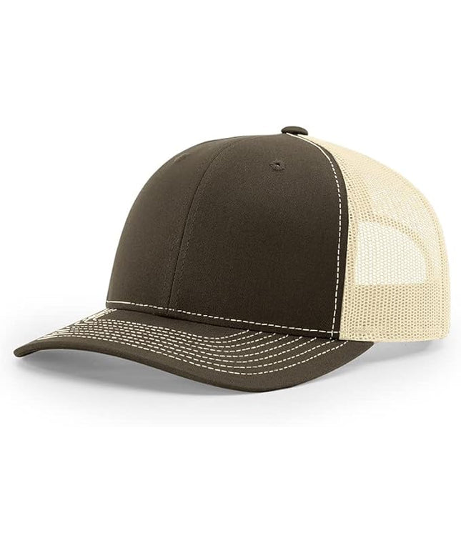 Richardson 112 Classic Six-Panel Adjustable Snapback Trucker Cap | Bulk Packs Available
