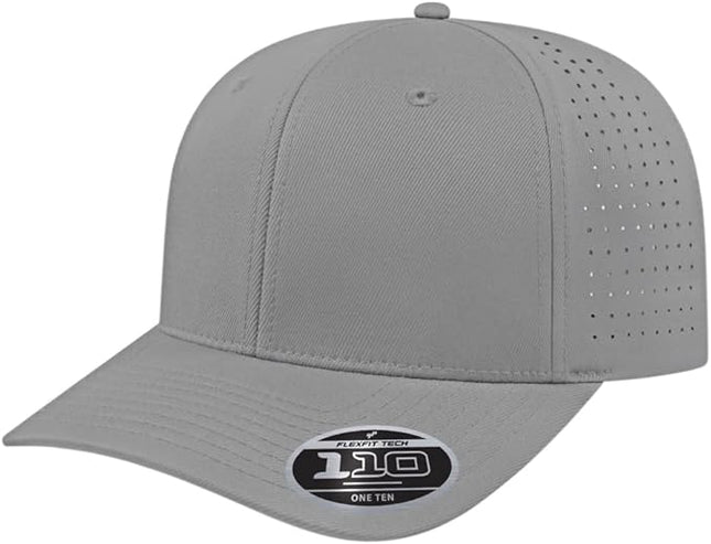 Cap America i8533 Flexfit 110 Perforated Performance Snapback Mid Profile 6-Panel Cap w/UV Guard & Adjustable Snapback