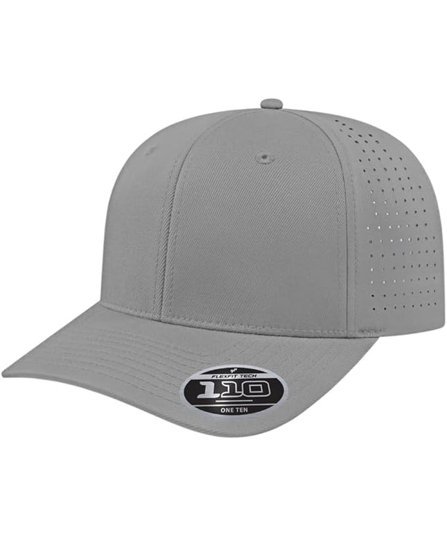 Cap America i8533 Flexfit 110 Perforated Performance Snapback Mid Profile 6-Panel Cap w/UV Guard & Adjustable Snapback