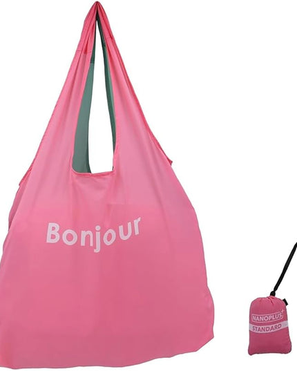 Compact Reusable Grocery Tote Bag – Lightweight, Foldable & Packable Shopping Bag for Travel
