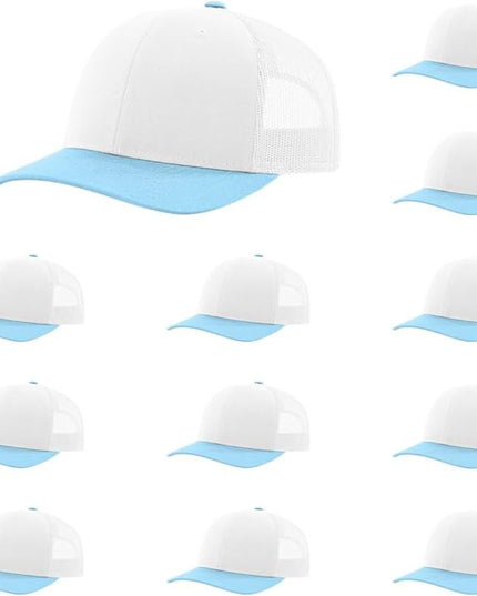 Richardson 112 Classic Six-Panel Adjustable Snapback Trucker Cap | Bulk Packs Available