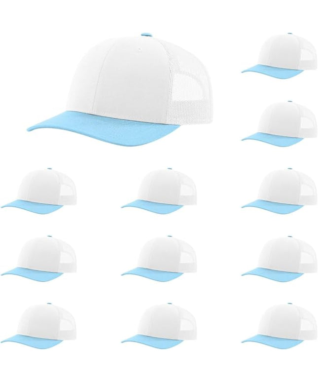 Richardson 112 Classic Six-Panel Adjustable Snapback Trucker Cap | Bulk Packs Available