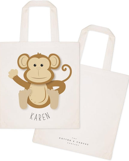 The Cotton & Canvas Co. Animal Tote and Handbag for Kids, Teens and Adults