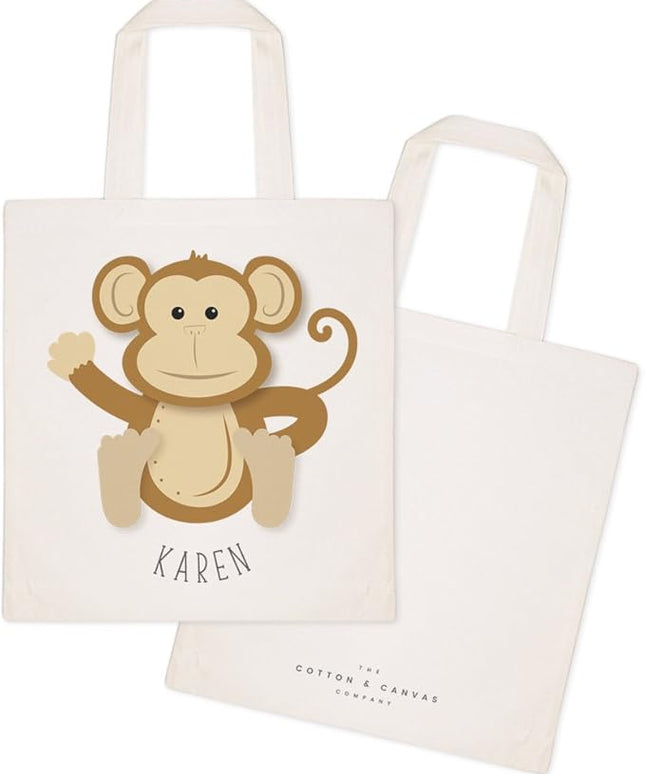 The Cotton & Canvas Co. Animal Tote and Handbag for Kids, Teens and Adults