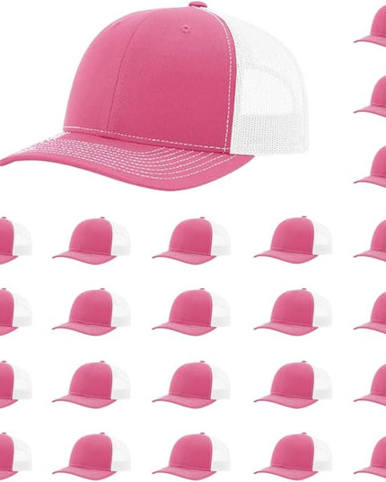 Richardson 112 Classic Six-Panel Adjustable Snapback Trucker Cap | Bulk Packs Available