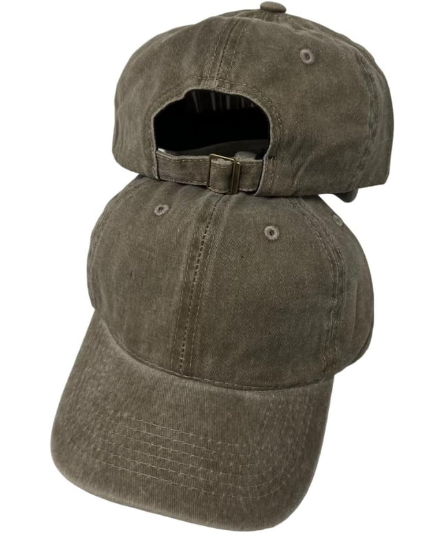 Roytrense Unisex 100% Cotton Washed Low Profile Dad Hat - Adjustable Baseball Cap for Outdoor Activities