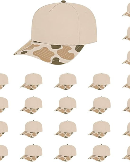 The Hat Pros Cap America i2026 Mid Profile 5-Panel Daybreak Camo Cap w/Quick-Dry Sweatband & Adjustable Snapback