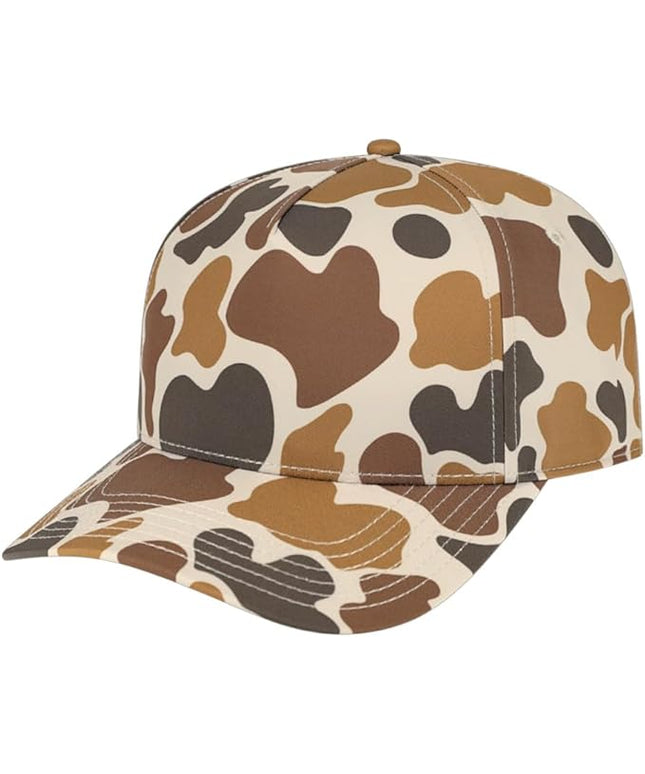 The Hat Pros Cap America i2026 Mid Profile 5-Panel Daybreak Camo Cap w/Quick-Dry Sweatband & Adjustable Snapback