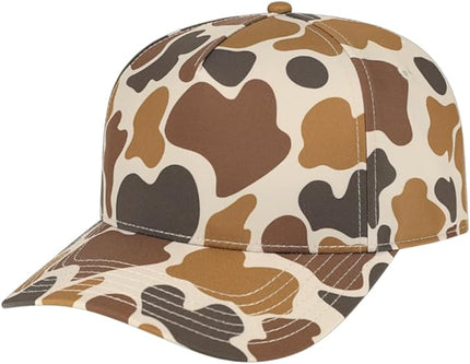 The Hat Pros Cap America i2026 Mid Profile 5-Panel Daybreak Camo Cap w/Quick-Dry Sweatband & Adjustable Snapback