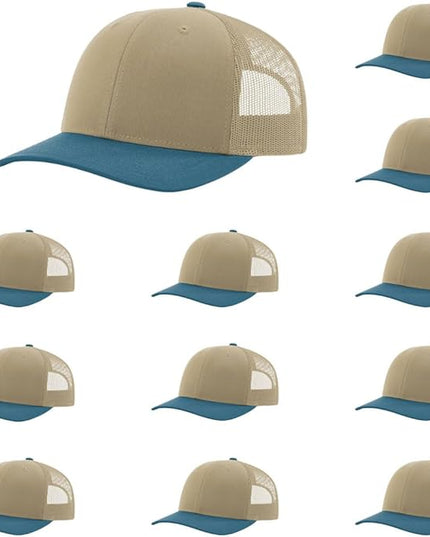 Richardson 112 Classic Six-Panel Adjustable Snapback Trucker Cap | Bulk Packs Available