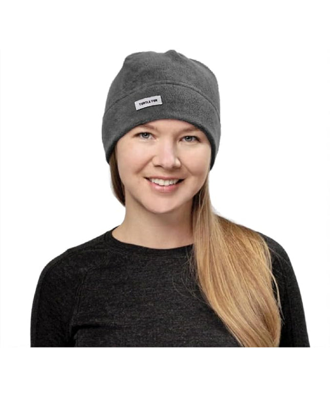 Turtle Fur Fleece Winter Beanie for Men and Women - Soft, Stretchy, Breathable Winter Hat That Won't Overheat Under Helmet