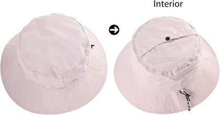 FEICUI Men Women Outdoor Bucket Hat Quick Dry Packable UV Protection Boonie Sun Hat