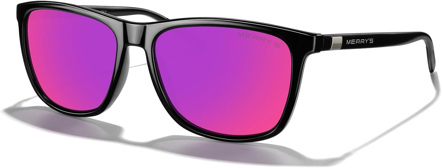 MERRY'S Unisex Polarized Aluminum Sunglasses Vintage Sun Glasses For Men/Women S8286