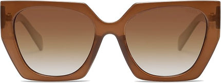 SOJOS Large Oversized Polarized Sunglasses for Women, Big Designer Womens Trendy Square Shades SJ2205