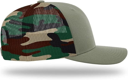 Richardson 112 Classic Six-Panel Adjustable Snapback Trucker Cap | Bulk Packs Available