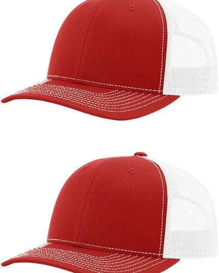 Richardson 112 Classic Six-Panel Adjustable Snapback Trucker Cap | Bulk Packs Available