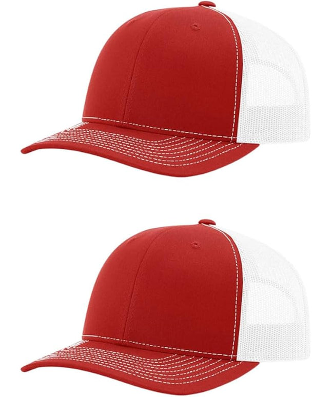 Richardson 112 Classic Six-Panel Adjustable Snapback Trucker Cap | Bulk Packs Available