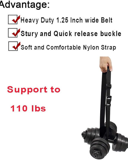 Vigorport Utility Straps Quick Release Nylon Backpack Accessory Bag Strap,Adjustable for Hiking,Travel,Outdoor Sports-4 Pack (Black, 1.25" W-72 L)
