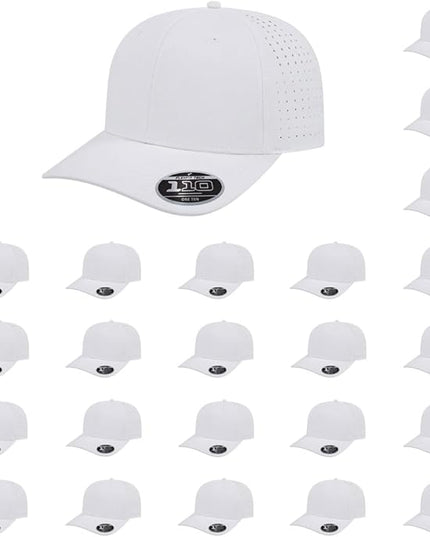 Cap America i8533 Flexfit 110 Perforated Performance Snapback Mid Profile 6-Panel Cap w/UV Guard & Adjustable Snapback