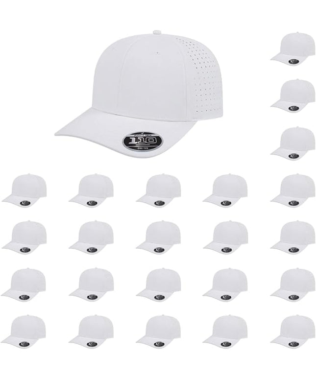 Cap America i8533 Flexfit 110 Perforated Performance Snapback Mid Profile 6-Panel Cap w/UV Guard & Adjustable Snapback