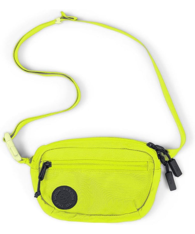 Baboon to the Moon Fanny Pack Mini 1.5L Compact Waist Bag Water Repellent Crossbody Belt Bag Lightweight Travel Everyday Bag for Men Women, Bliss
