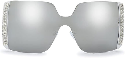 The Fresh Women's Oversized Square Jackie O Cat Eye Hybrid Butterfly Fashion Sunglasses - Exquisite Packaging