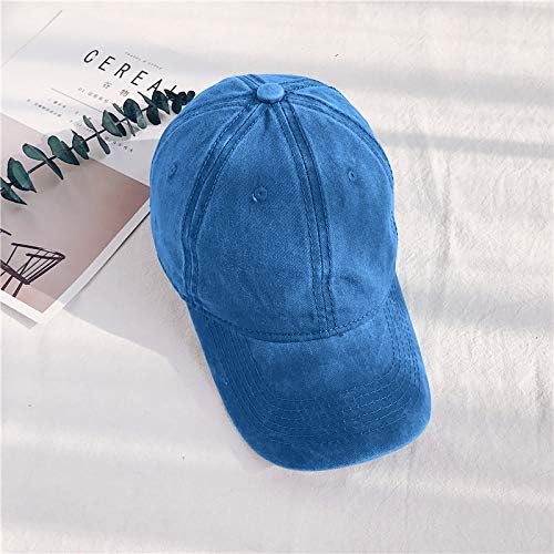 HH HOFNEN Men Women Washed Distressed Twill Cotton Baseball Cap Vintage Adjustable Dad Hat