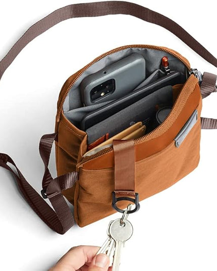 Bellroy City Pouch (cross-body bag, e-reader or small tablet, wallet, phone) - Bronze