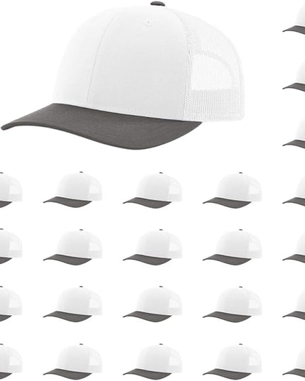 Richardson 112 Classic Six-Panel Adjustable Snapback Trucker Cap | Bulk Packs Available