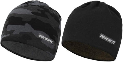 EMPIRELION Softshell Winter Fleece Lined Beanie Hats, 9" Running Skull Cap Thermal Tactical Watch Cap Men Women