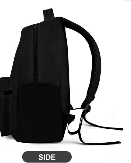Fashion Black Backpack Lightweight Large Capacity Laptop Daybag for Travel Work