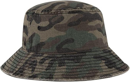 Ashen Fane Garment Washed Combed Cotton Twill Packable Lightweight Unisex Bucket Hat