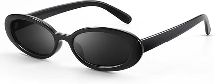 DANAMY Sunglasses Womens Retro Oval Sunglasses for Women Men Fashion Small Oval Sun Glasses 90s Vintage Driving Shades