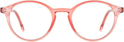 TIJN Blue Light Blocking Glasses Men Women Vintage Thick Round Rim Frame Eyeglasses