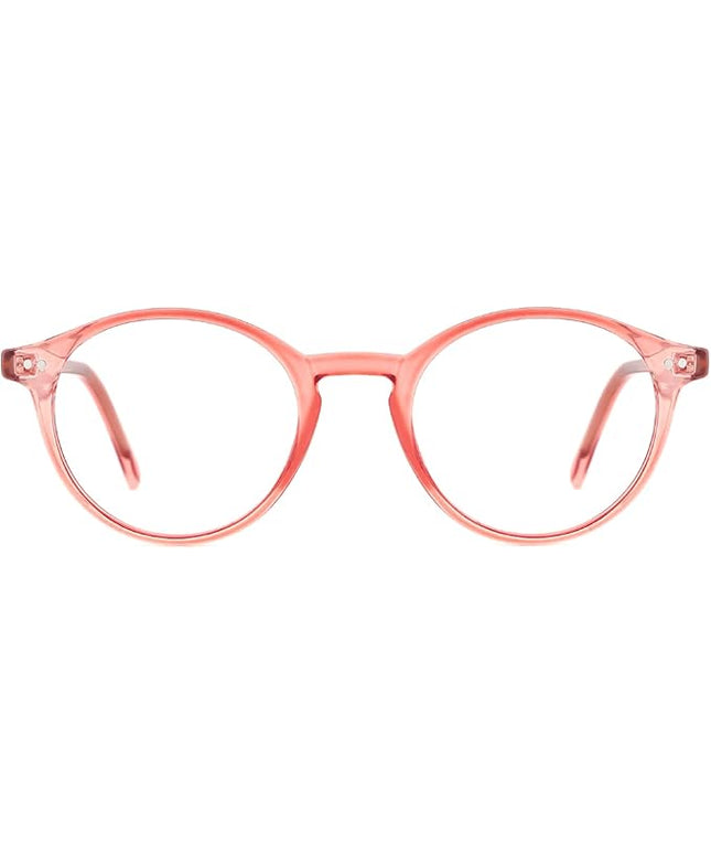 TIJN Blue Light Blocking Glasses Men Women Vintage Thick Round Rim Frame Eyeglasses