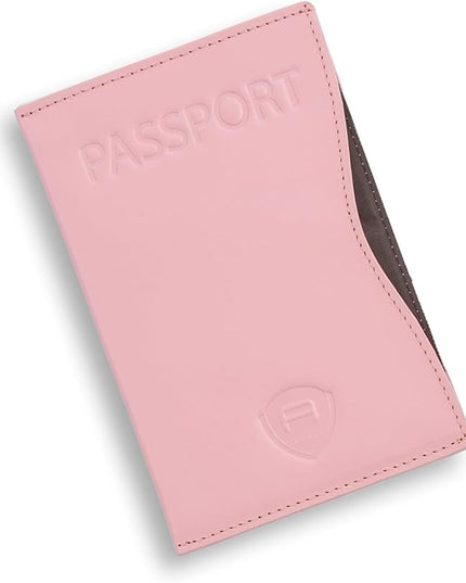 Alban RFID Passport Holder Women Men RFID Blocking Travel Passport Wallet Case Genuine Leather Passport Cover porta pasaporte