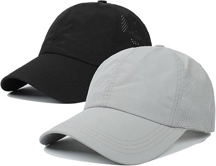 VOASTEK Running Hats for Men Baseball Cap Outdoor Essentials Runner Hat Jogging Cap Tennis Golf Workout Hats