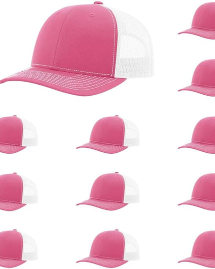 Richardson 112 Classic Six-Panel Adjustable Snapback Trucker Cap | Bulk Packs Available