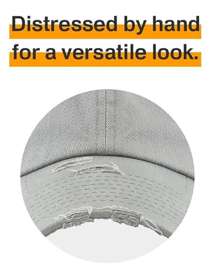 KBETHOS Vintage Washed Distressed Cotton Dad Hat Baseball Cap Adjustable Polo Trucker Unisex Style Headwear
