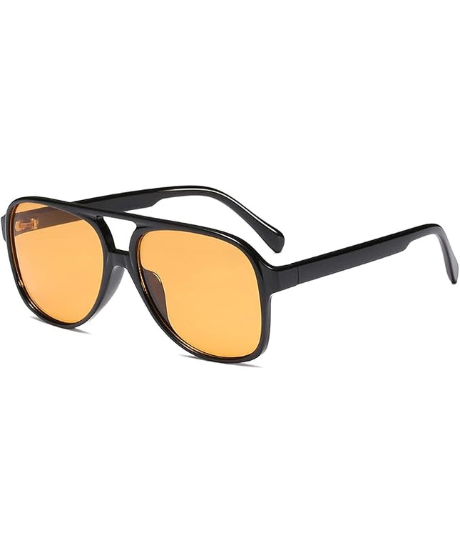 YDAOWKN Retro Aviator Sunglasses for Women Mens Large Frame Classic Vintage 70s Sun Glasses Aviators