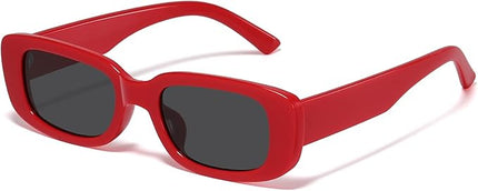 JASPIN Rectangle Sunglasses for Women Men Trendy Y2k Retro 90s Sun Glasses UV Protection Cool Square Frame